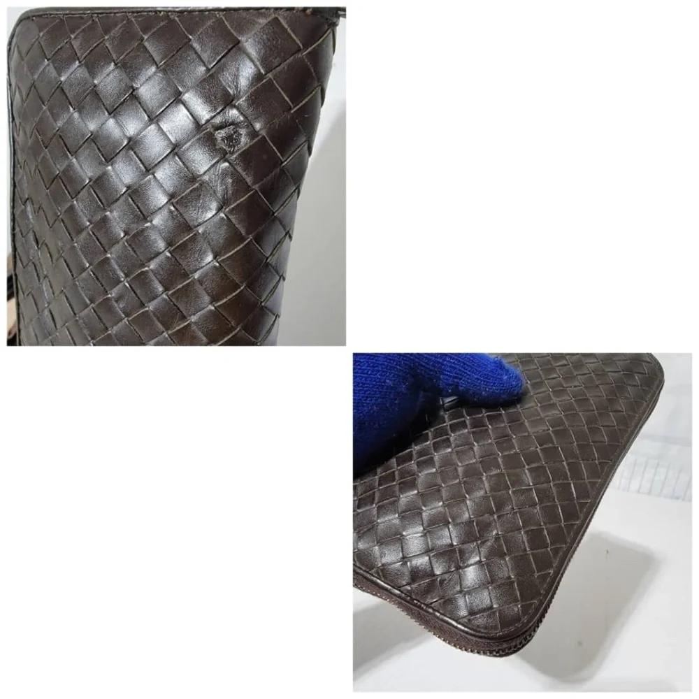 Authentic Bottega Veneta Intrecciato Leather Zip Around Continental Wall… - Picture 7 of 13